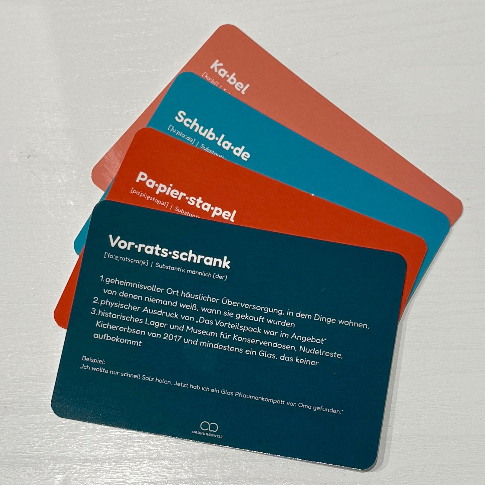 postkarten aufbewahrung wand Kartenset „Sabine“